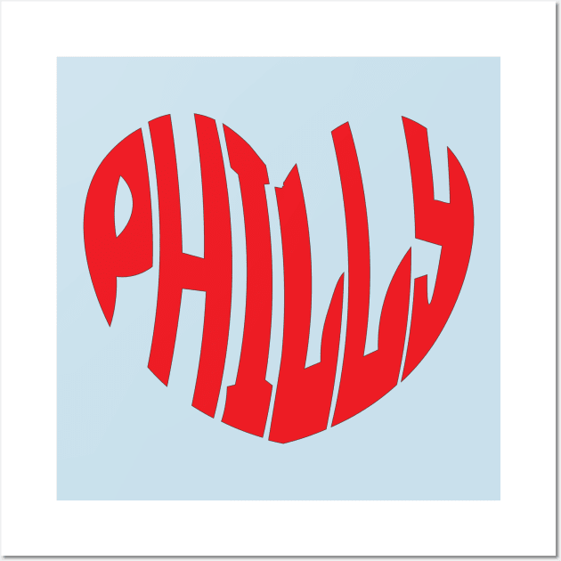 Heart Philly Wall Art by MAS Design Co